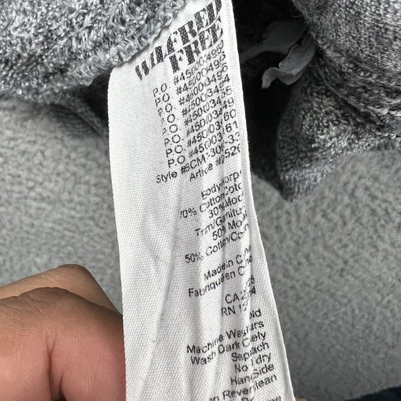 Aritzia Wilfred Free Size XS Rousseau Sweatshirt Jacket Oversized Hoodie Studded - Picture 6 of 8